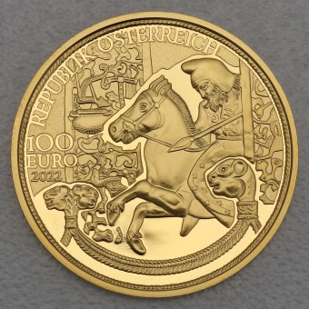 Goldmünze 100 Euro "Das Gold der Skythen" 2022 Magie des Goldes (Österreich)