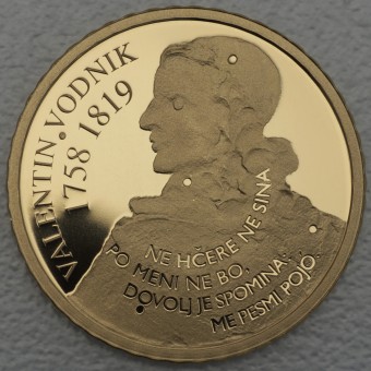 Goldmünze "100 Euro" 2008 Vodnik (Slowenien)
