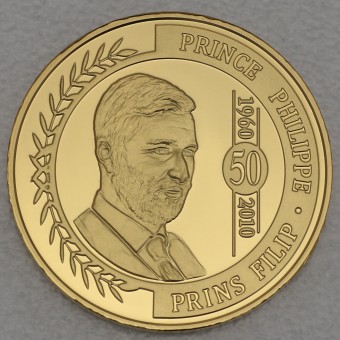 Goldmünze 100 Euro "Prinz Philippe" 2010 (Belgien)
