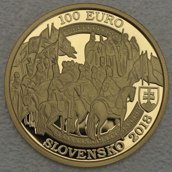 Goldmünze "100 Euro 2018" (Slowakei) 400. Jahrestag der Krönung von Ferdinand II.