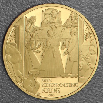 Goldmünze 100 Euro "Der zerbrochene Krug" 2024  Meisterwerke der deutschen Literatur (Deutschland)