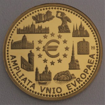 Goldmünze "100 Euro - 2004" (Belgien) EU-Erweiterung