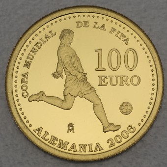 Goldmünze 100 Euro "Fußball WM" 2003 (Spanien)