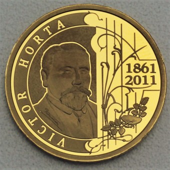 Goldmünze "100 Euro Victor Horta-2011" (Belgien) 