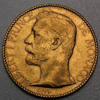 Goldmünze "100 Francs Albert I." (Monaco) 
