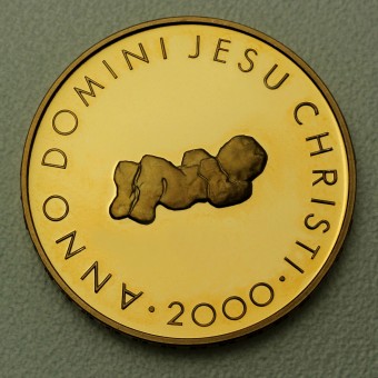 Goldmünze "100 Franken 2000 - Messias Jesuskind" 