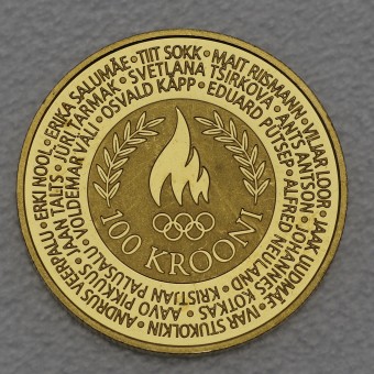 Goldmünze "100 Krooni 2004" (Estland) Olympic Games
