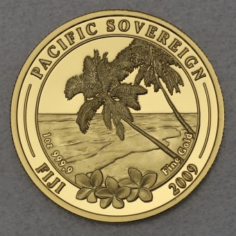Goldmünze 1oz "Pacific Sovereign" 2009 (Fidschi)