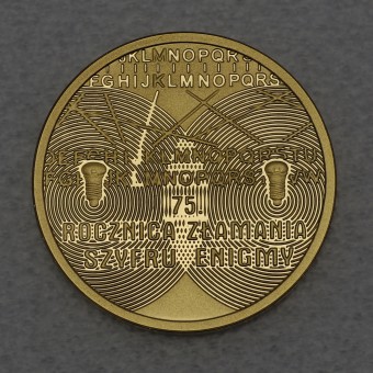 Goldmünze "100 Zloty 2007 - Enigma Code" (Polen) 