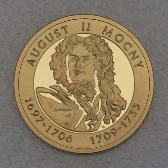 Goldmünze 100 Zloty "August II. der Starke" 2005 (Polen)