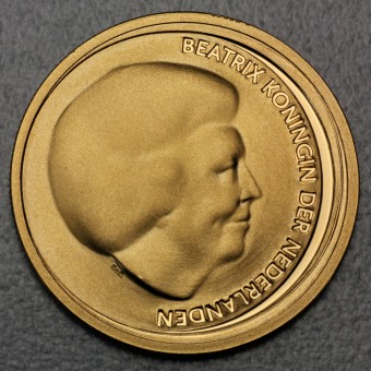 Goldmünze "10 Euro-2002" (Niederlande) Hochzeit von Prinz Willem und Maxima