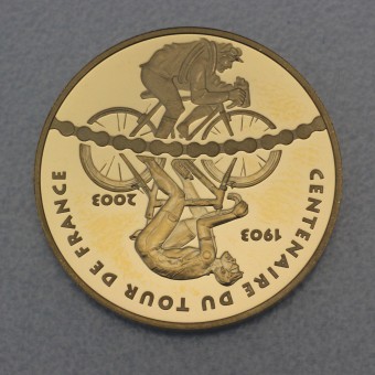 Goldmünze 10 Euro "Tour de France" 2003 (Frankreich)