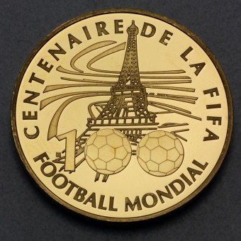 Goldmünze "10 Euro-2004 Fußball" (Frankr) 