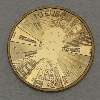 Goldmünze 10 Euro "Architektur" 2008 (Niederlande)