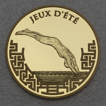 Goldmünze 10 Euro "Olympische Spiele Peking" 2008 (Frankreich)