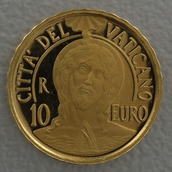 Goldmünze "10 Euro - 2017" (Vatikan) Die Taufe
