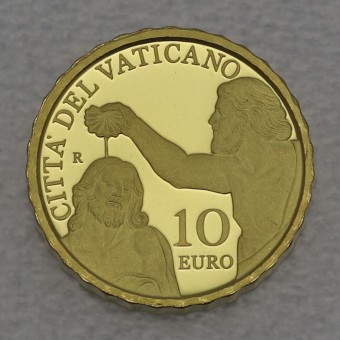 Goldmünze "10 Euro" 2024 Die Taufe (Vatikanstadt)