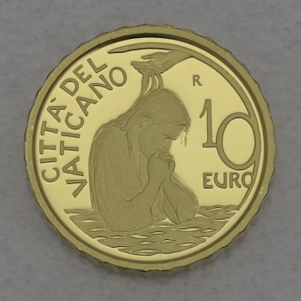 Goldmünze "10 Euro" 2023 Die Taufe (Vatikanstadt)