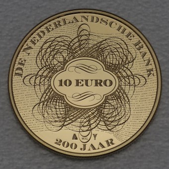 Goldmünze 10 Euro "Bank der Niederlande" 2014 (Niederlande)