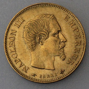 Goldmünze 10 Francs "Napoleon III." (Frankreich)