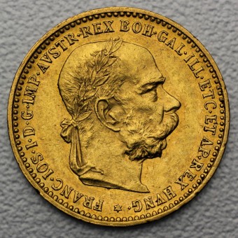 Goldmünze "10 Kronen/Originalpräg.1892-1906" (AT) 