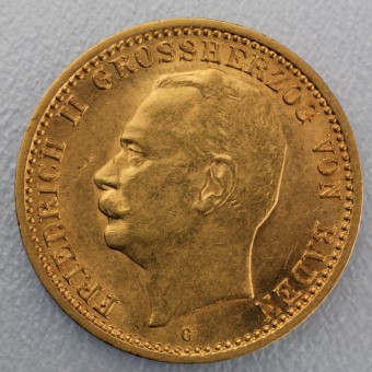 Goldmünze 10 Mark "Friedrich II." 1911-G J.191 (Baden)