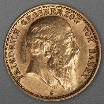 Goldmünze 10 Mark "Friedrich I." 1903-G J.190 (Baden)