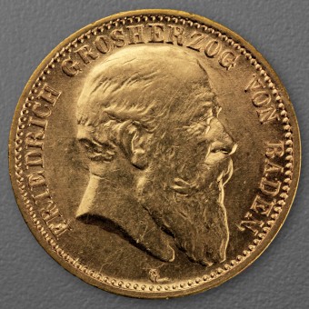 Goldmünze 10 Mark "Friedrich I." 1905-G J.190 (Baden)