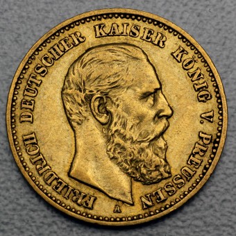 Goldmünze 10 Mark "Friedrich III." (Preußen)