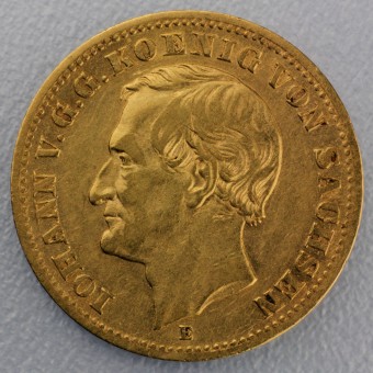 Goldmünze 10 Mark "Johann" (Sachsen)