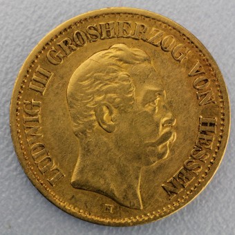 Goldmünze "10 Mark Ludwig III" (Hessen) 
