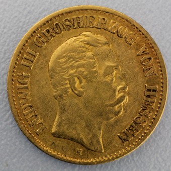 Goldmünze 10 Mark "Ludwig III." (Hessen)