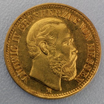 Goldmünze 10 Mark "Ludwig IV." (Hessen)
