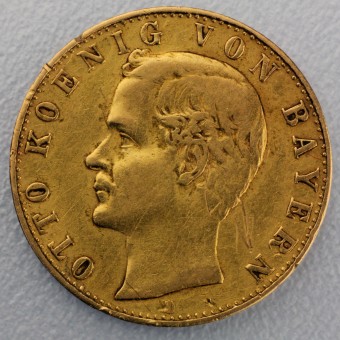 Goldmünze 10 Mark "Otto" 1888-D J.198 (Bayern)