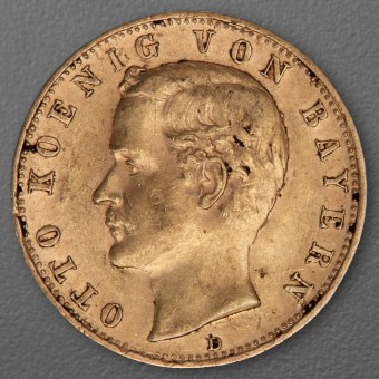 Goldmünze 10 Mark "Otto" 1898-D J.199 (Bayern)