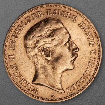 Goldmünze 10 Mark "Wilhelm II." 1899-A J.251 (Preußen)