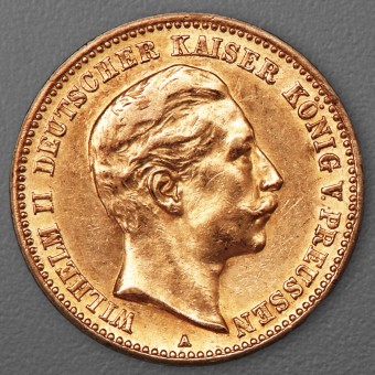 Goldmünze 10 Mark "Wilhelm II." 1903-A J.251 (Preußen)