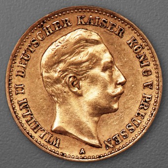 Goldmünze 10 Mark "Wilhelm II." 1904-A J.251 (Preußen)