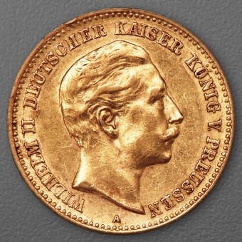 Goldmünze 10 Mark "Wilhelm II." 1905-A J.251 (Preußen)