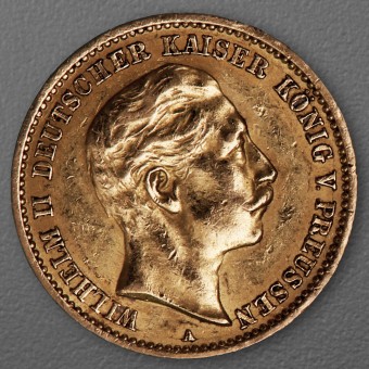 Goldmünze 10 Mark "Wilhelm II." 1910-A J.251 (Preußen)