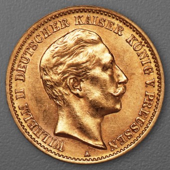 Goldmünze 10 Mark "Wilhelm II." 1912-A J.251 (Preußen)