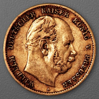 Goldmünze 10 Mark "Wilhelm I." 1875-A J.245 (Preußen)