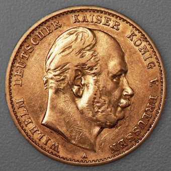 Goldmünze 10 Mark "Wilhelm I." 1877-A J.245 (Preußen)