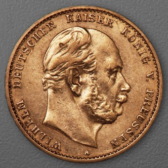 Goldmünze 10 Mark "Wilhelm I." 1879-A J.245 (Preußen)