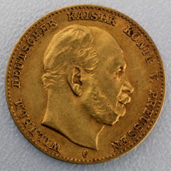 Goldmünze "10 Mark Wilhelm I." (Preußen) 