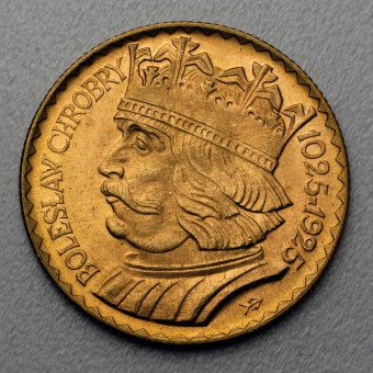 Goldmünze 10 Zloty 1925 (Polen)