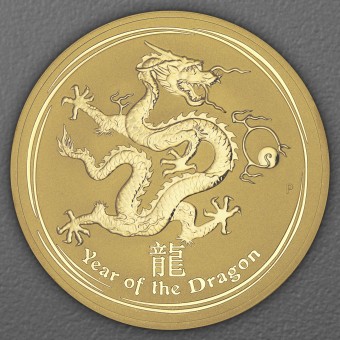 Goldmünze 10oz "Drache" 2012 Lunar II – Year of the Dragon (Australien)
