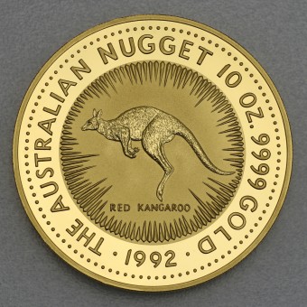 Goldmünze 10oz "Känguru" 1992 Australian Nugget (Australien)