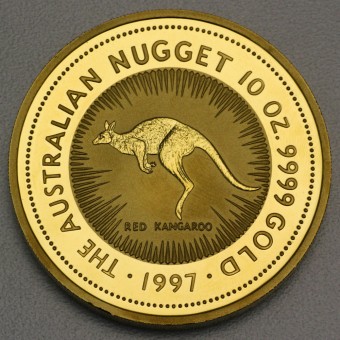 Goldmünze 10oz "Känguru" 1997 Australian Nugget (Australien)