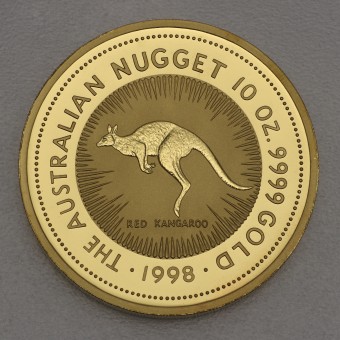 Goldmünze 10oz "Känguru" 1998 Australian Nugget (Australien)